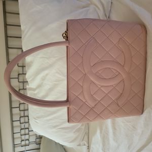 Pink medallion Chanel purse